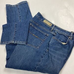 Indigo Palm Capris Women Jeans Size 10 R